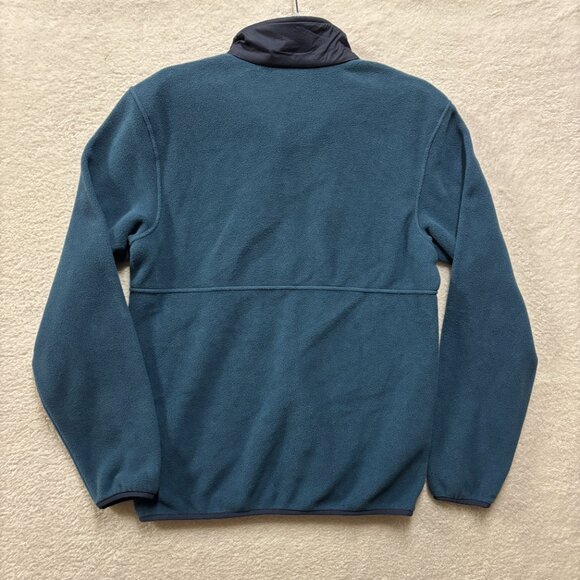 Patagonia Sweater Mens XS Blue Quarterzip Sweater Pullover Preppy Camp Granola - Picture 5 of 6